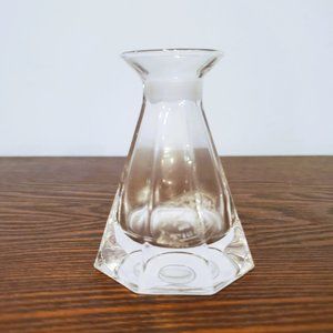 Royal Gallery Lead Crystal Art Glass Perfume Bottle Bud Vase 1988 Macys Italy